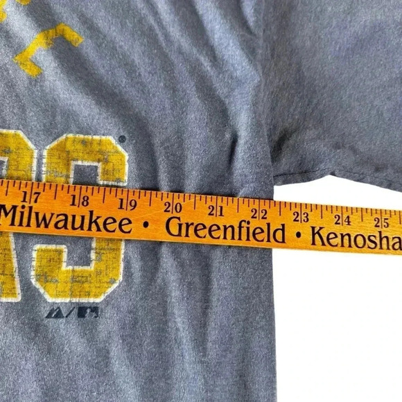 Milwaukee Brewers Mens T Shirt Size XL Top Short Sleeve Baseball MLB Blue - Picture 9 of 9